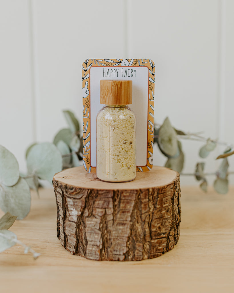Happy Fairy - bottle of yellow magic potion fairy dust