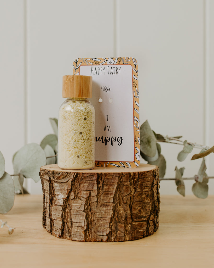 Happy Fairy - bottle of yellow magic potion fairy dust