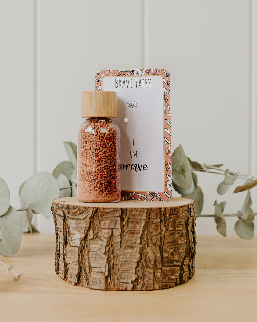 Brave Fairy - bottle of red magic fairy potion dust