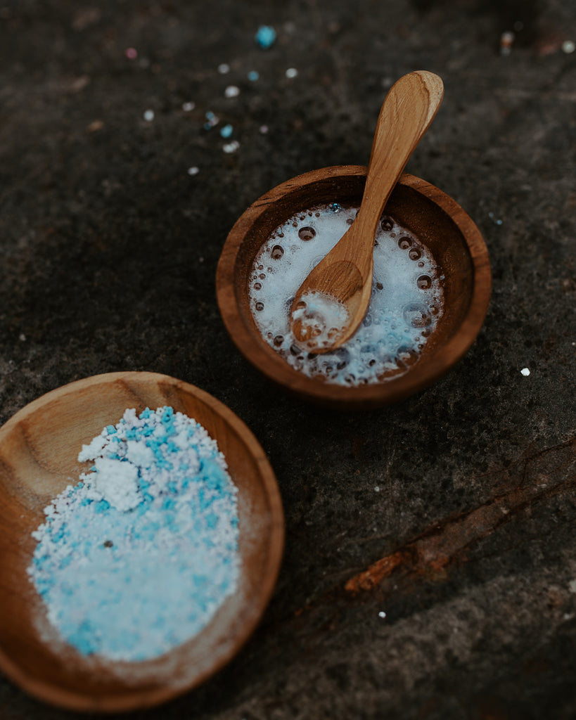 miniature wooden potion set